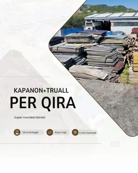 Tirane, jepet me qera magazine Kati 0, 350 m² 1.500 € (AUTOSTRADE PRANE MEGATEK)