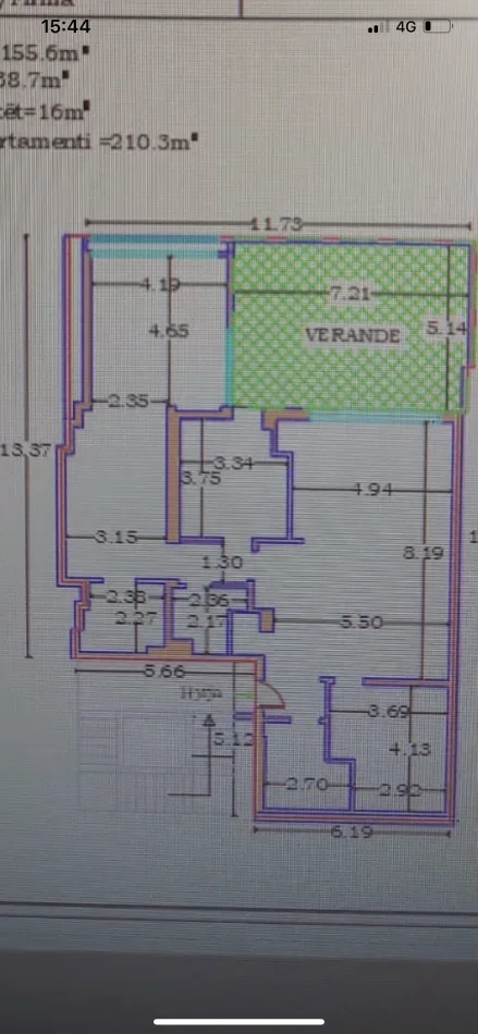 Tirane, shes apartament 3+1 Kati 0, 240.000€ (Peti)