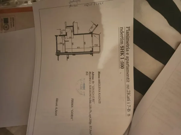 Tirane, shitet apartament 1+1 Kati 7, 59 m² 75.000 € (Unaza e re)