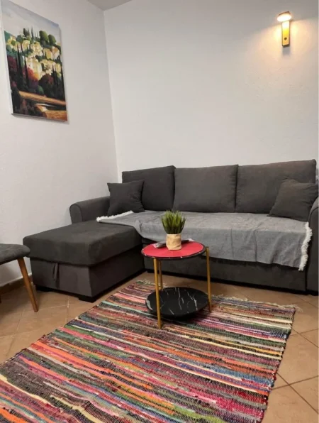 Tirane, jepet me qera apartament 1+1+Ballkon Kati 4, 60 m² 450 € (5 maji)