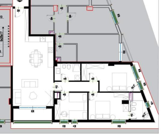 Tirane, shitet apartament 3+1+BLK Kati 1, 132 m² 138.621  Euro (loni ligori)