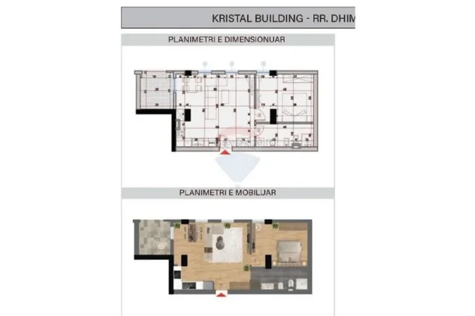 Tirane, shitet apartament 1+1 , 77 m² 221.850 € (Kristal 2)