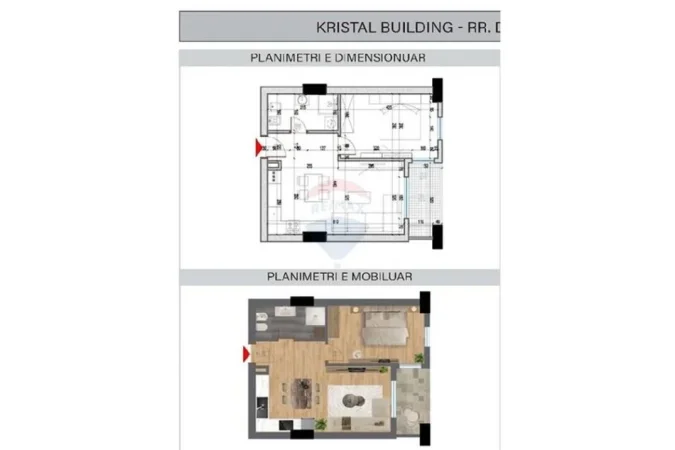 Tirane, shitet apartament 1+1 , 60 m² 175.450 € (Kristal 2)