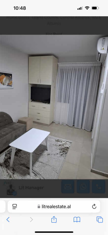 Tirane, jepet me qera garsonier 1+1 Kati 2, 50 m² 330 € (21 dhjetori)