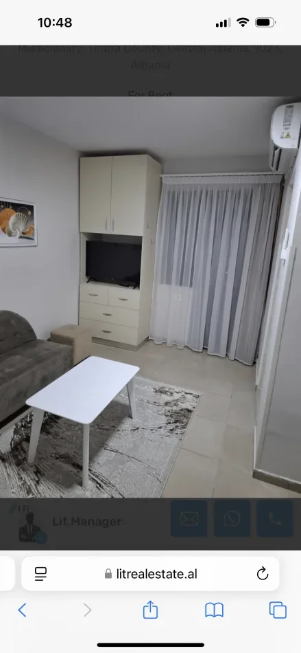 Tirane, jepet me qera garsonier 1+1 Kati 2, 50 m² 330 € (21 dhjetori)
