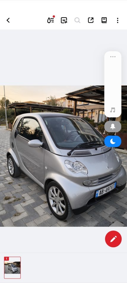 Vlore, shes makine Smart Passion Benzin, gri metalizato automatik Kondicioner 165.000 km 2.500 €