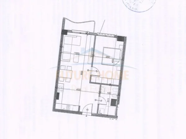 Tirane, shitet apartament 1+1 Kati 5, 58 m² 75.570 € (Paskuqan , Bulevardi i Ri)