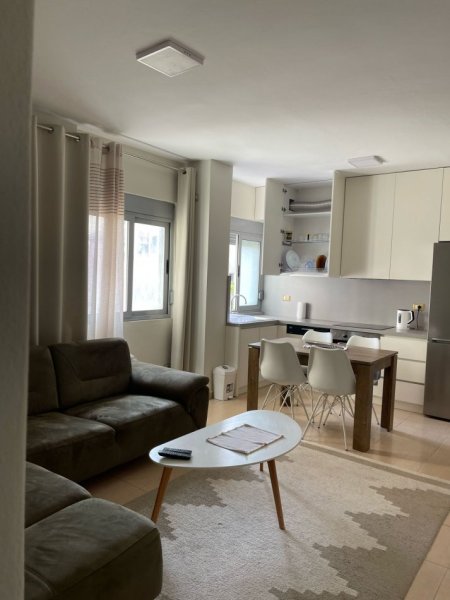 Tirane, jepet me qera apartament 1+1+Ballkon Kati 1, 65 m² 550 € (Ish stacioni fundit i tr se re)