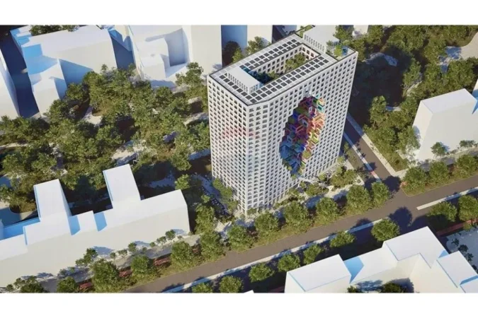 Tirane, shitet apartament 1+1+Ballkon Kati 20, 87 m² 225.700 € 