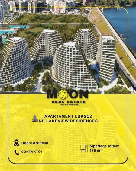 Tirane, shitet apartament 3+1+Ballkon Kati 7, 176 m² 890.000 € (Liqeni Artificial)