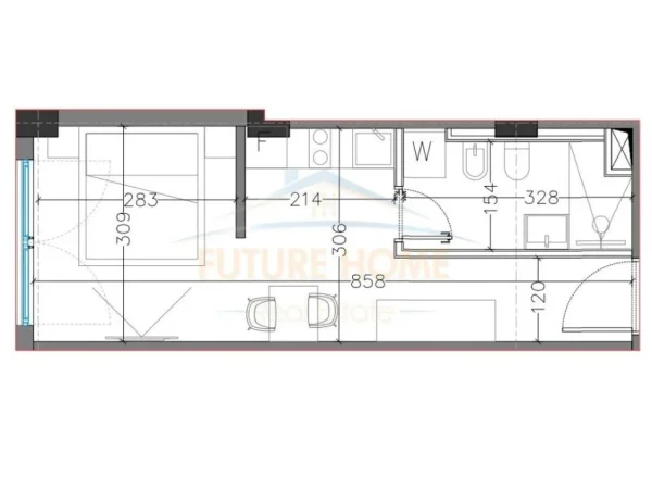 Shitet, Garsoniere, ''Rezidenca Santorini II'' , Dhërmi.