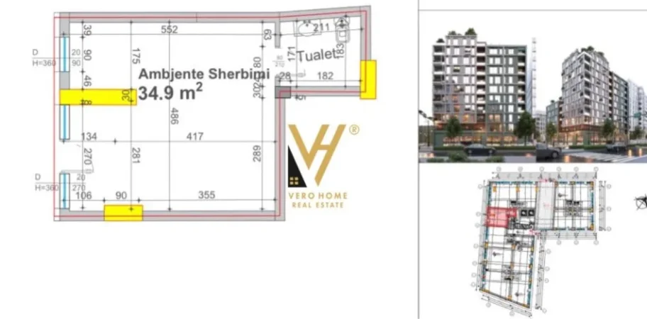 Tirane, shitet dyqan Kati 0, 79 m² 280.000 € (BULEVARDI RI)