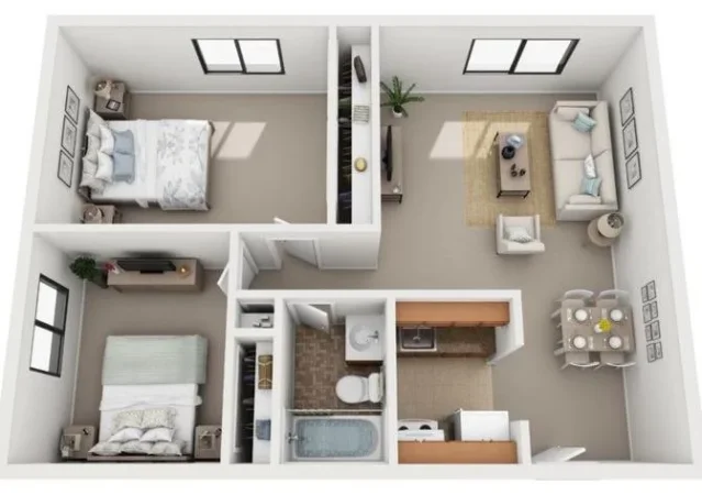 Tirane, shitet apartament 2+1+Ballkon Kati 2, 93 m² 165.000 € (Rruga e Kavajes)