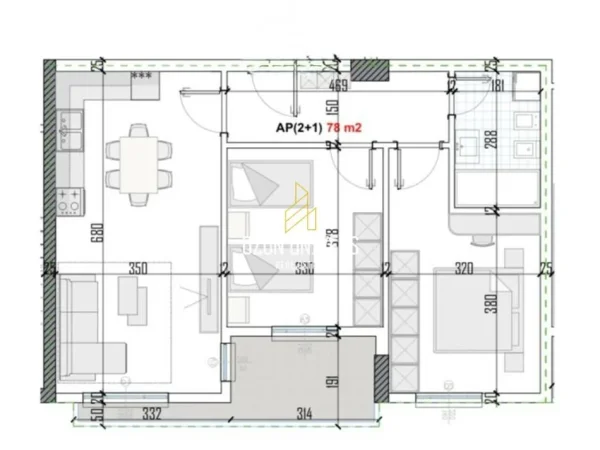 Tirane, shitet apartament 2+1+Ballkon Kati 4, 92 m² 73.224 € (Green Residence, Kamez)