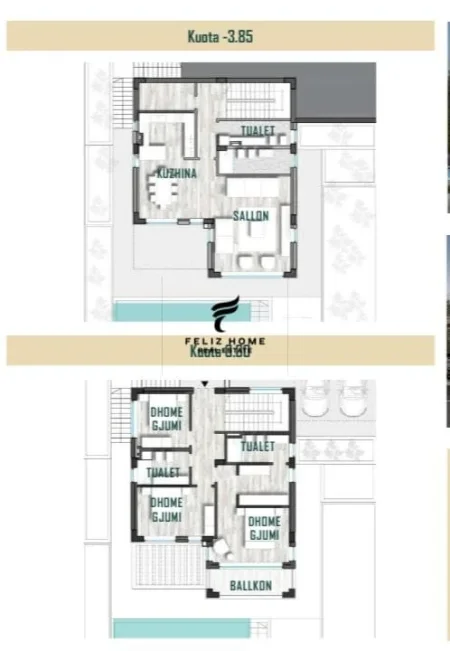 Vlore, shitet Vile 3+1+Ballkon Kati 1, 219 m² 1.450.000 € (VLORE)