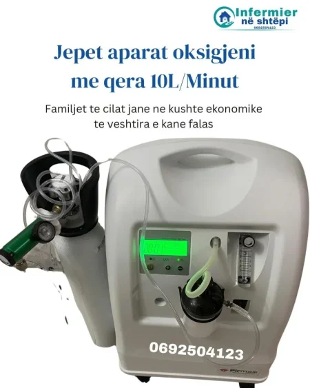 Tirane, ofroj aparat oksigjeni me qera
