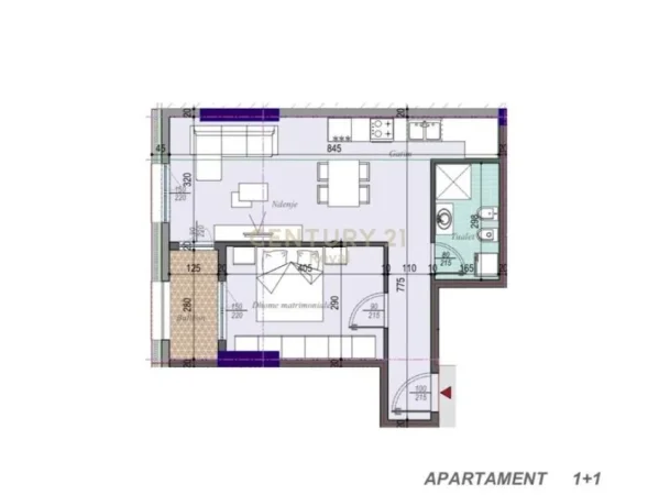 Tirane, shitet Kati 1, 68 m² 85.000 € 