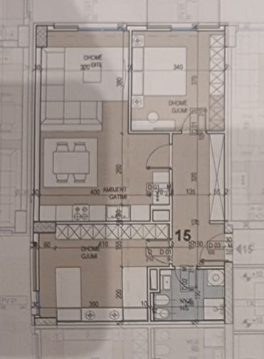 Tirane, shitet apartament 2+1+BLK Kati 3, 97 m² 107.272 Euro (QSUT)
