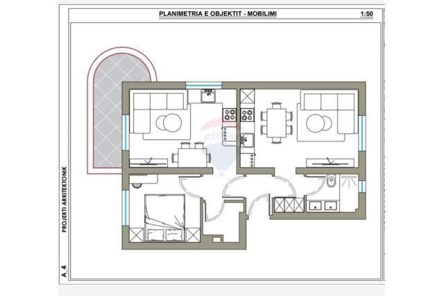Tirane, shitet apartament 1+1 Kati 5, 55 m² 115.000 Euro (Shkolla e Baletit)