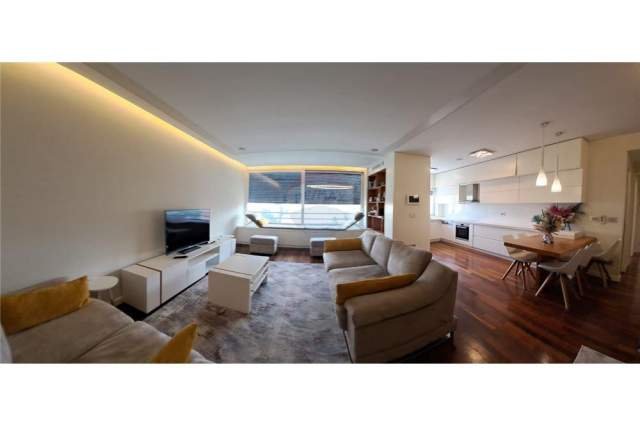 Tirane, jepet me qera apartament 2+1+A+BLK Kati 8, 126 m² 1.500 Euro (Prane Stadiumit Air Albania)