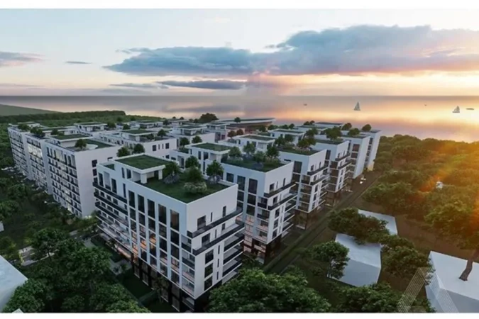 Golem, shitet apartament 2+1 Kati 4, 111 m² 133.776 € (Golem)