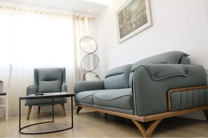 Tirane, jepet me qera apartament 2+1+Ballkon Kati 4, 100 m² 650 € (Rruga e Dibres)