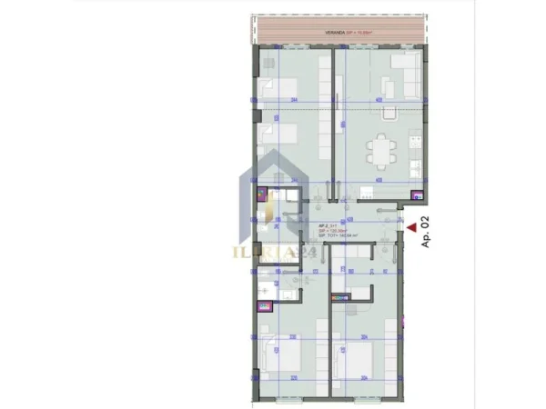 Tirane, shes 2+1 , 140 m² 112.512 € (Rruga Skenderbeu)