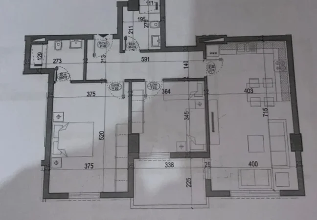 Tirane, shitet apartament 2+1+Ballkon Kati 6, 109 m² 87.000 € (Kamez)