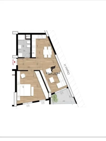 Tirane, shitet apartament 1+1+Ballkon Kati 7, 82 m² 131.600 € (LAPRAKE)