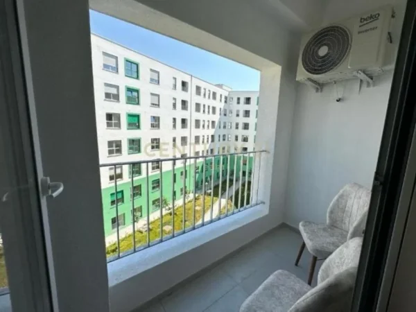 Tirane, jepet me qera apartament 1+1 Kati 6, 53 m² 400 € (Rezidenca Kaimi ,Ali dem)