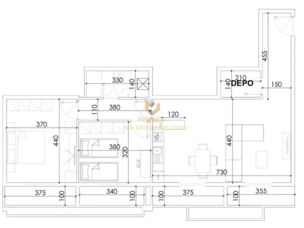 Tirane, shitet apartament 2+1+Ballkon Kati 1, 135 m² 202.500 € (rruga 5 maji)