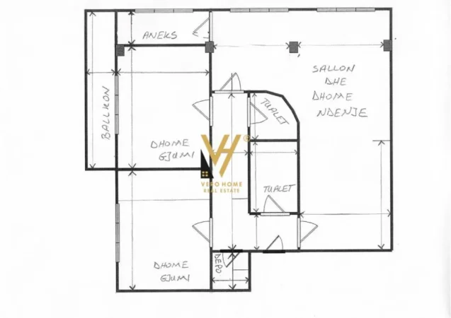 Tirane, shitet apartament 2+1+Ballkon Kati 5, 114 m² 229.000 € (BLLOK)
