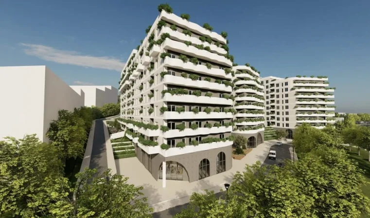 Tirane, shitet apartament 1+1 Kati 4, 79 m² 76.600 € (Paskuqan)