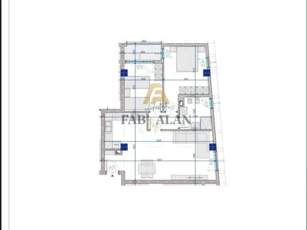 Tirane, shitet apartament 2+1 Kati 2, 93 m² 101.400 € (Paskuqan)