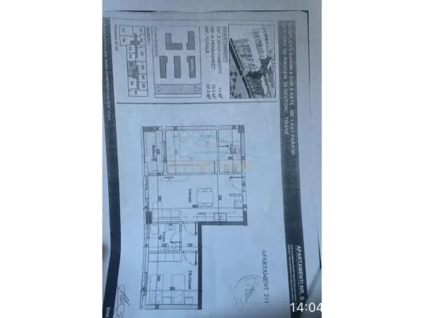 Tirane, shitet apartament 2+1+Ballkon Kati 1, 87 m² 117.850 € (Dogana , Casa Italia)