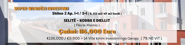 Alex Kodra Diellit 2 apartamente